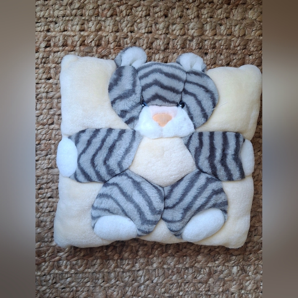 Vintage 1998 TWIE angel toy kitty push pillow Potter barn